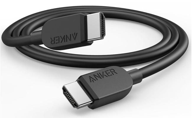 Anker HDMI 2.1 Cable 8K@60Hz, Ultra HD 4K@120Hz HDMI Cord,48 Gbps Certified Ultra High-Speed, 1.8M, Compatible with PlayStation 5, Xbox, Samsung TVs, and More - Black